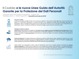 “Le nuove Linee guida Cookie pubblicate dall’Autorità Garante per la protezione dei dati personali”